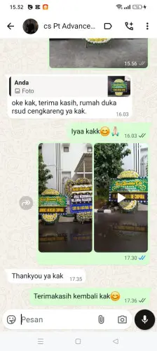 Testimonial Papan Bunga Pernikahan mandalamekar