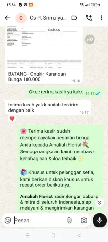 Testimonial Papan Bunga mandalamekar