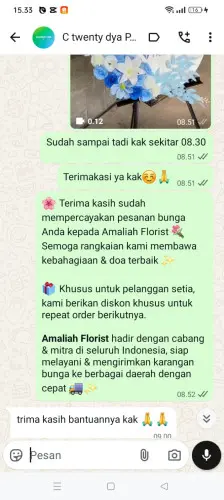 Testimonial Standing Flower mandalamekar