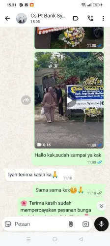 Testimonial Papan Bunga mandalamekar