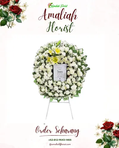 Krans Bunga Duka Cita mandalamekar